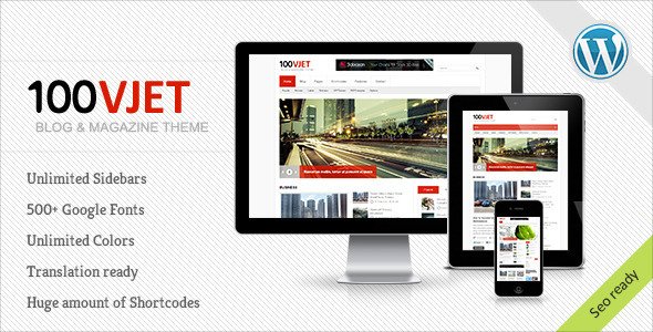 100 Vjet - Responsive WP Magazine WordPress Blog/Magazine