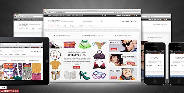 456Shop eCommerce Wordpress Theme eCommerce