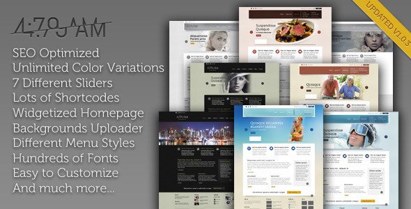 4:79 AM - Multipurpose Wordpress Theme Corporate