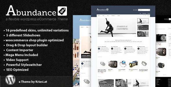 Abundance eCommerce Business Theme WordPress eCommerce