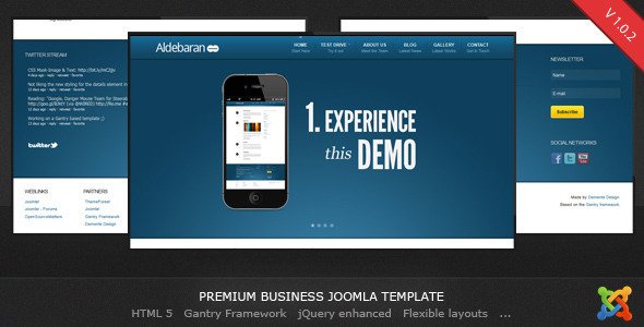 Aldebaran - Joomla 1.6 Business Template