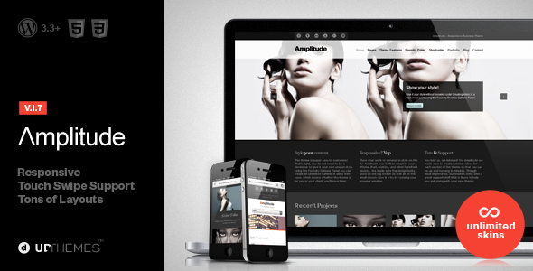 Amplitude Responsive Multipurpose WordPress Theme Corporate