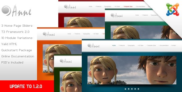 Anne - Business Corporate Joomla Template