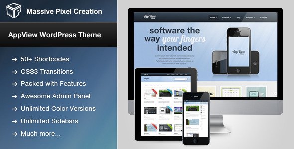 AppView Professional Portfolio WordPress Theme Creative