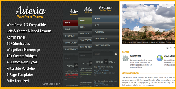 Asteria - WordPress Corporate Theme Corporate