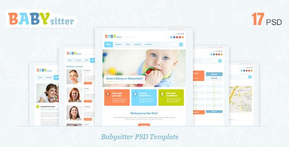 Babysitter - PSD Template Miscellaneous