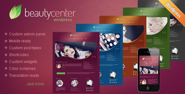 Beauty Center - Responsive Wordpress Theme Retail