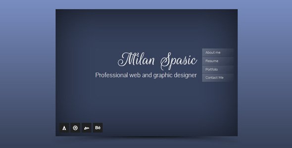 Bio4U vCard HTML Template Personal