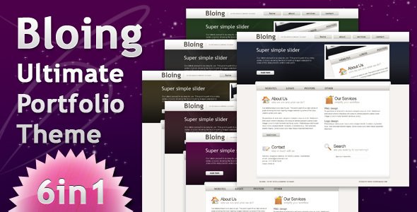 Bloing - Portfolio CMS and Blog Wordpress Theme