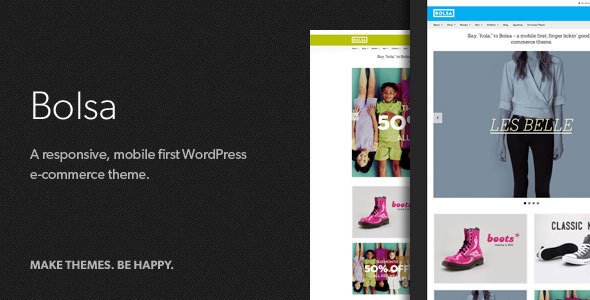 Bolsa – A Responsive WordPress E-commerce Theme eCommerce