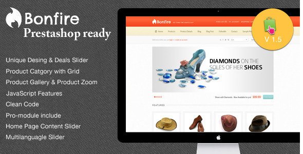 Bonfire - Premium Prestashop Theme Shopping