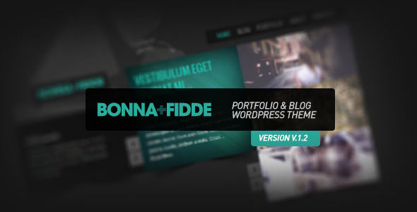 Bonna Fidde - Portfolio & Blog Wordpress Theme Creative