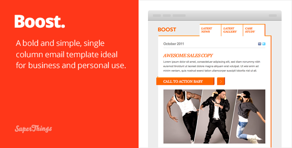 Boost Email template