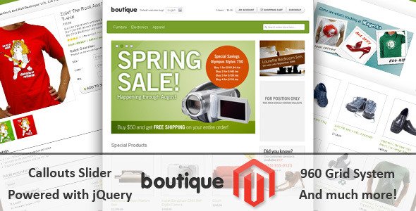 Boutique - Miscellaneous Magento Theme