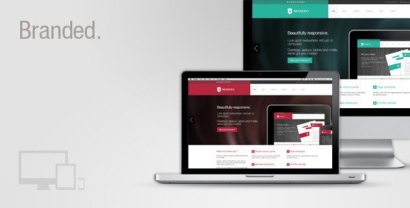 Branded - Responsive Creative Business Theme WordPress Corporate