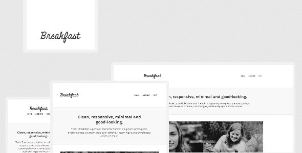 Breakfast - A Responsive Tumblr Portfolio Theme