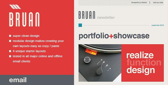 Bruan Email Template