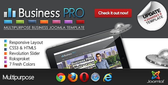 Business Pro - Clean Responsive Joomla Template Corporate