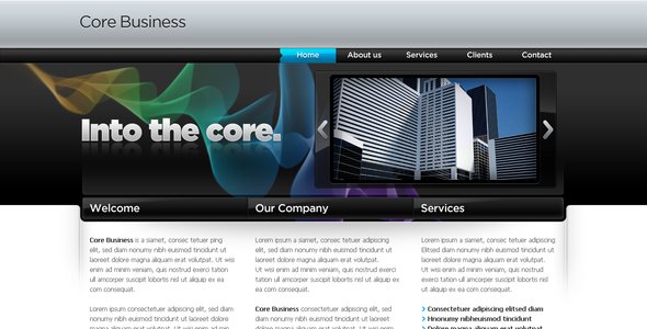 Business Template #04 Corporate PSDTemplates