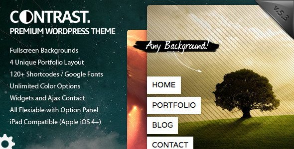 CONTRAST premium wordpress theme