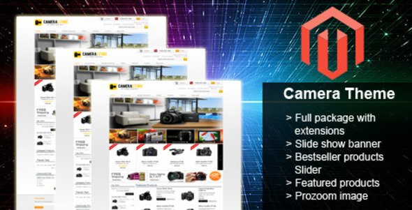 Camera Magento Theme
