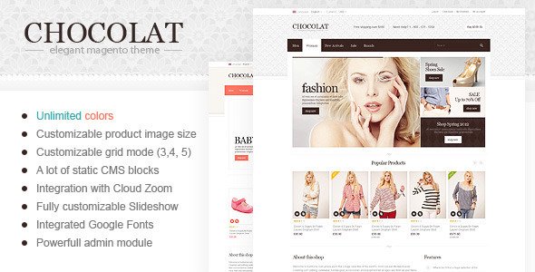 Chocolate - Flexible Magento Theme