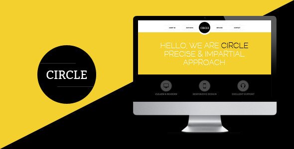Circle HTML Responsive Template Creative