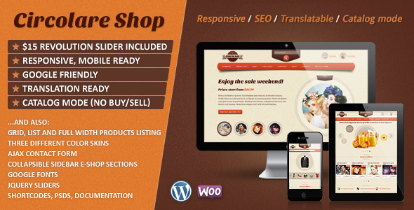 Circolare - Multi-Use WooCommerce Theme WordPress eCommerce