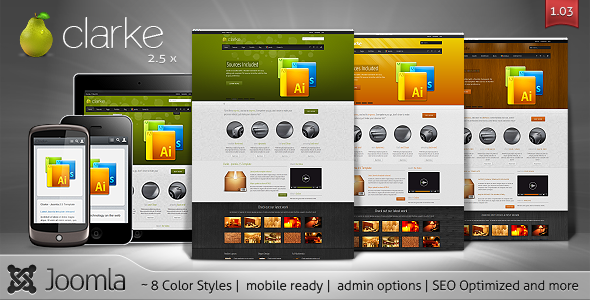 Clarke - Premium Creative Joomla Template