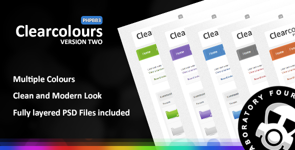 Clear Colours PHPBB3 Skin Forums PhpBB