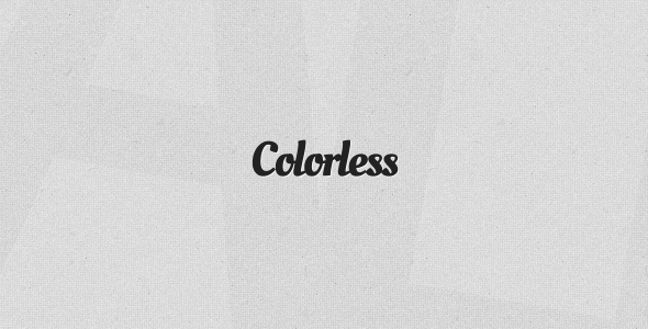 Colorless - Monochrome Tumblr Theme Blogging Tumblr