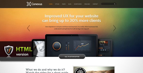 Conexus - Agency HTML Theme Template Corporate