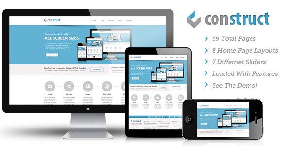 Construct - Responsive HTML5/CSS3 Template Corporate