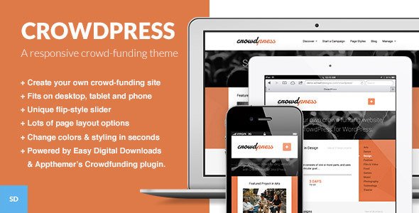 CrowdPress - A Crowd-funding WordPress Theme Miscellaneous