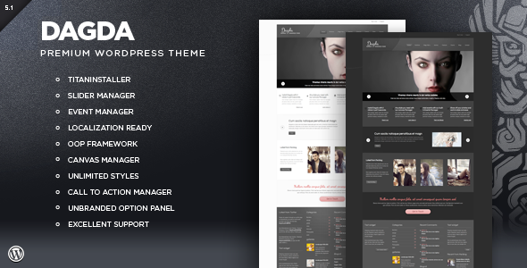 Dagda - Premium WordPress Theme Corporate