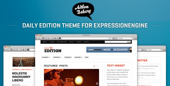 Daily Edition - Magazine EE Theme