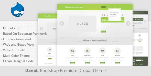 Danat - Responsive Drupal Theme Corporate