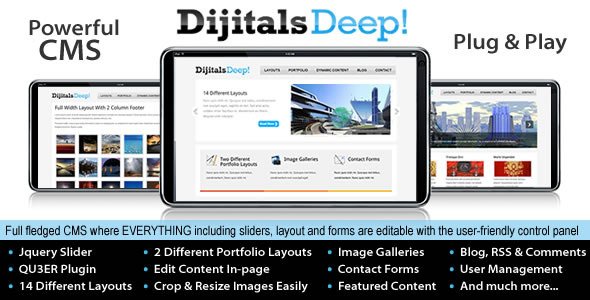 Deep Business & Portfolio CMS