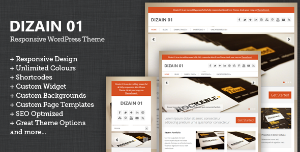 Dizain 01 - Responsive Child Theme for Genesis WordPress