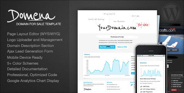 Domena - Domain For Sale Template WordPress Miscellaneous