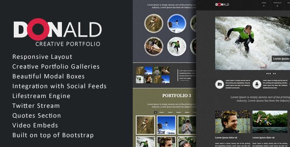 Donald - Creative Business Template Corporate