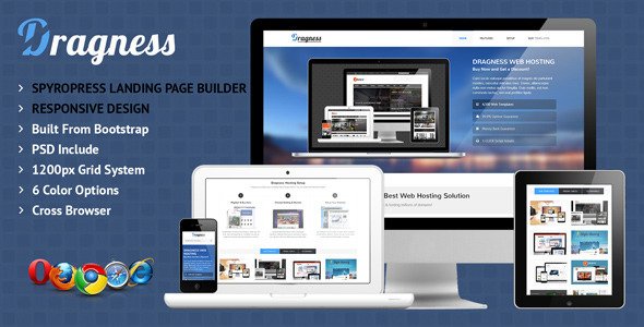 Dragness - Premium WordPress Landing Page Corporate