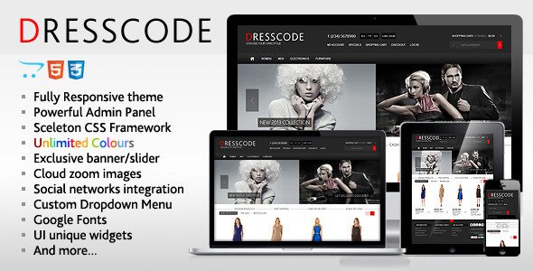 Dresscode - Responsive  OpenCart Theme Fashion
