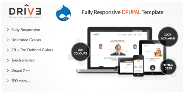 Drive - Responsive Drupal Theme