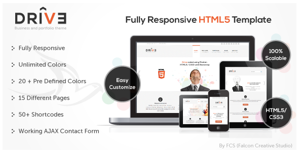 Drive - Responsive Corporate Template Corporate