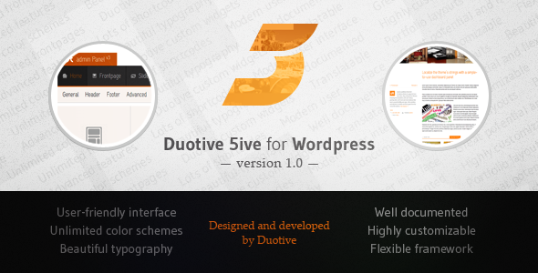 Duotive 5ive for WordPress Creative