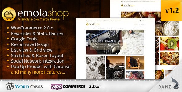 EmolaShop - A Friendly Wordpress eCommerce Theme eCommerce