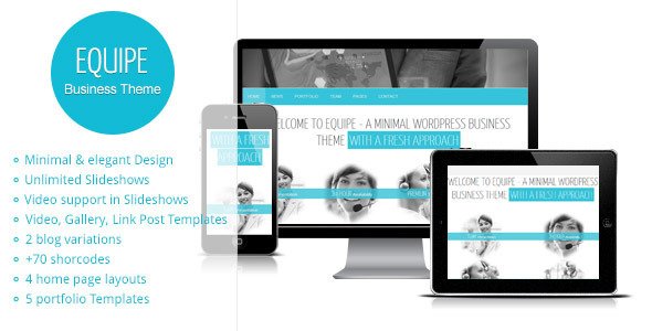 Equipe - Responsive Business Wordpress Theme Corporate