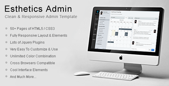 Esthetics Admin-Clean & Responsive Admin Template AdminTemplates
