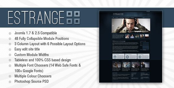Estrange Joomla Template